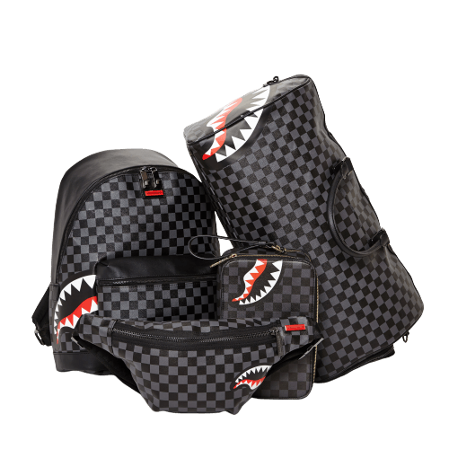 SHARKS IN PARIS (BLACK CHECKERED EDITION) DUFFLE - Image 8
