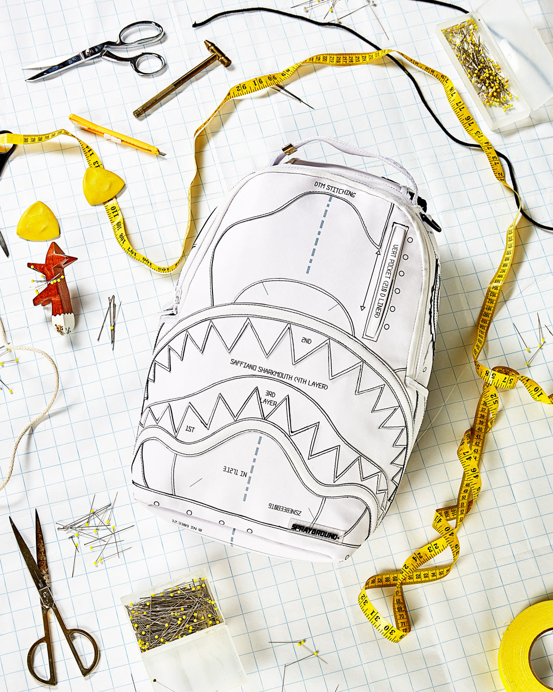 TECHNICAL CUT & SHARK BACKPACK (DLXV) - Image 8