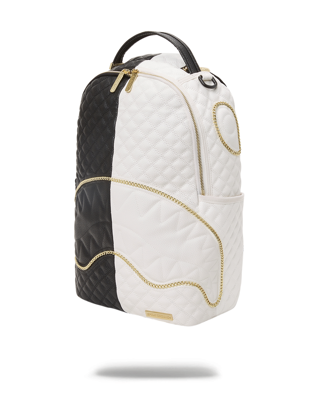 LEVELED UP SPLIT QUILT SHARK BACKPACK (DLXV) - Image 7