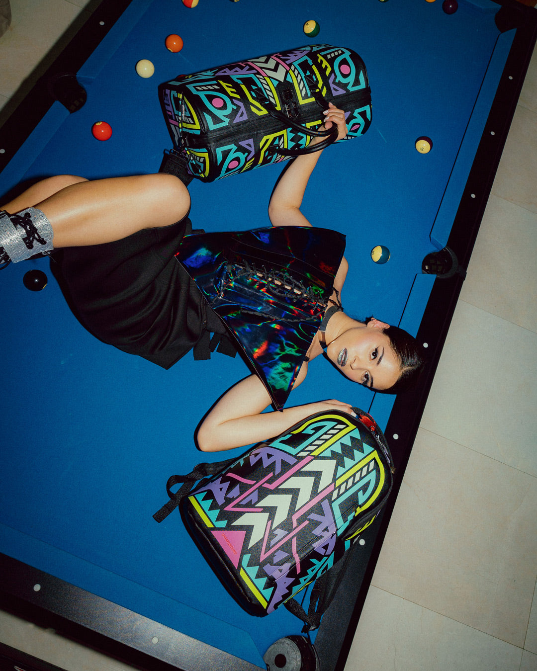 A.I. PATH TO THE FUTURE III DUFFLE - SANDFLOWER COLLAB (GLOW IN THE DARK) - Image 26