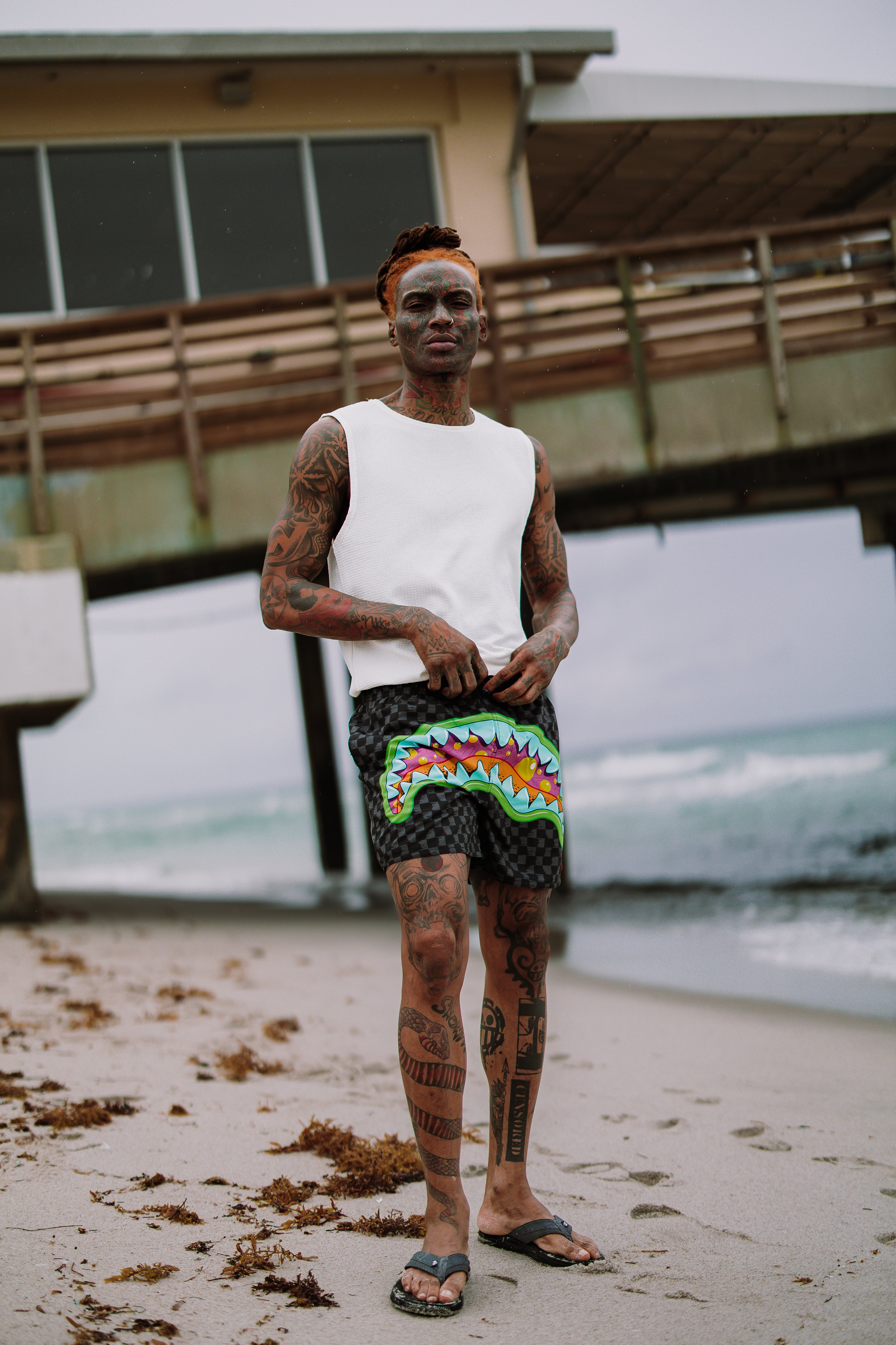 SLIME TAKEOVER SWIM SHORTS - Image 2