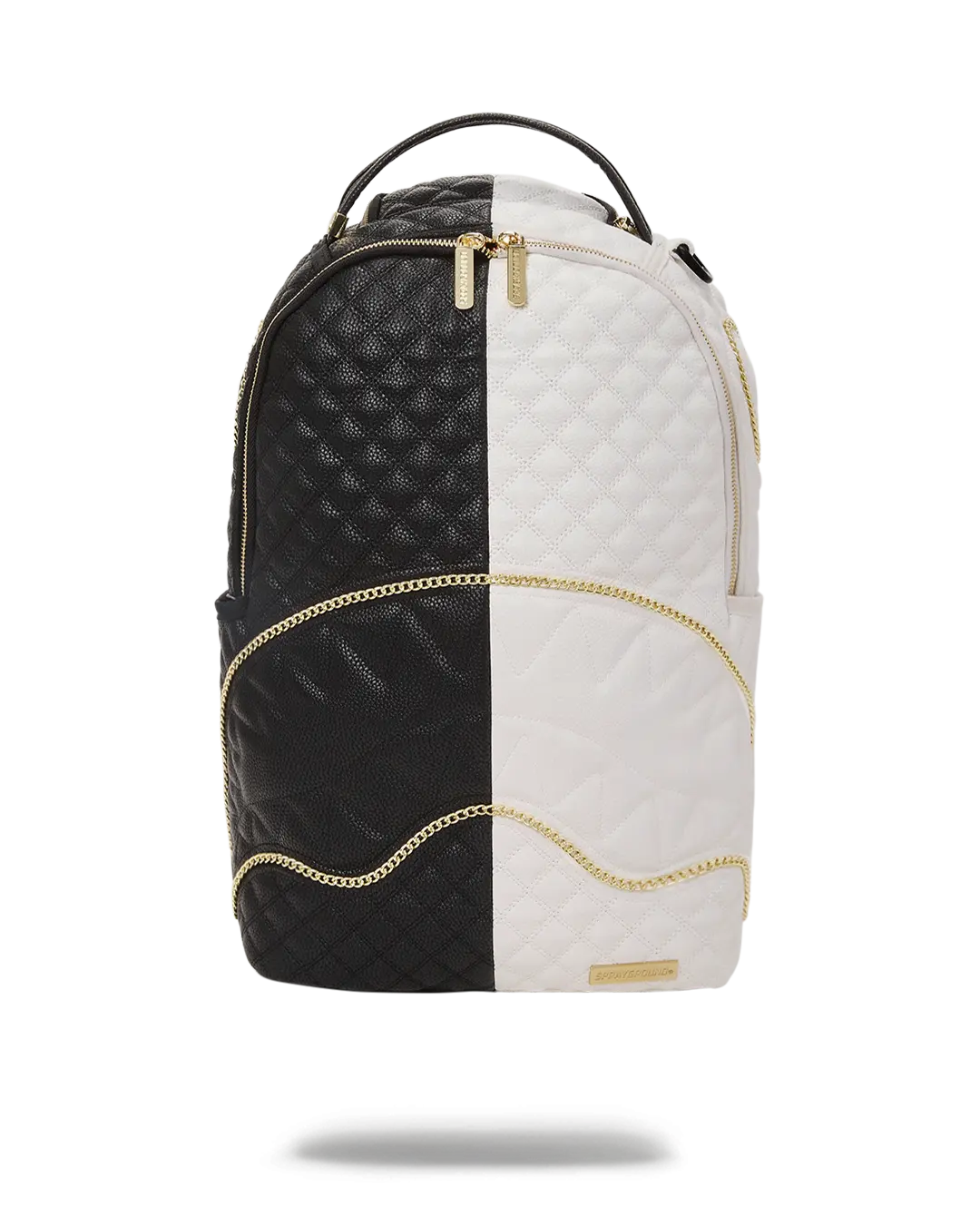 LEVELED UP SPLIT QUILT SHARK BACKPACK (DLXV)