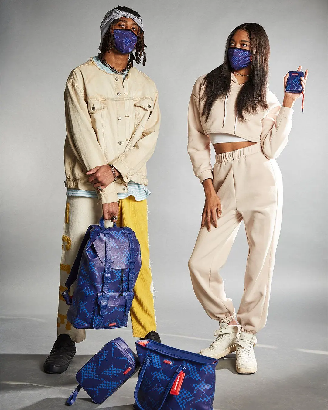 SHARK CHECK (BLUE) TOTE - Image 8